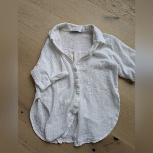 Petal & Pup gauze women's shirt